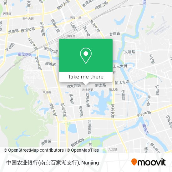 中国农业银行(南京百家湖支行) map