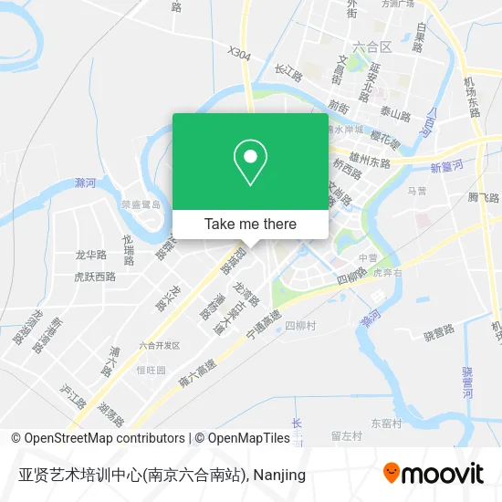 亚贤艺术培训中心(南京六合南站) map
