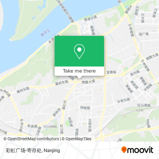彩虹广场-寄存处 map