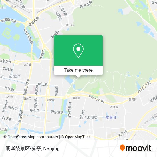 明孝陵景区-凉亭 map