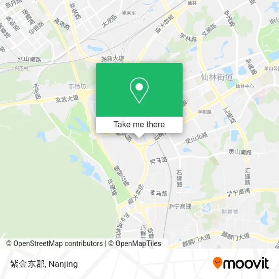 紫金东郡 map