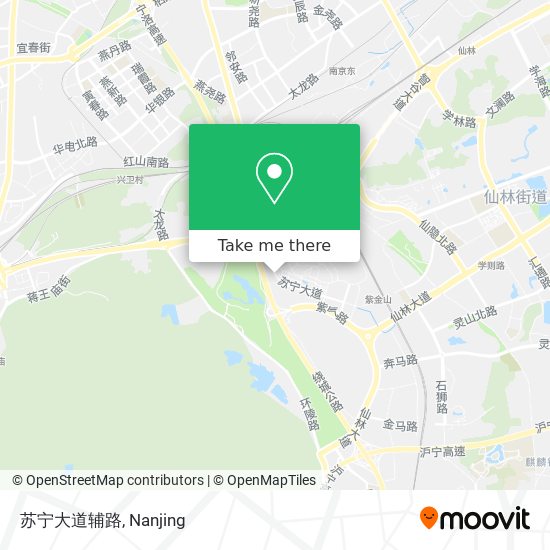 苏宁大道辅路 map