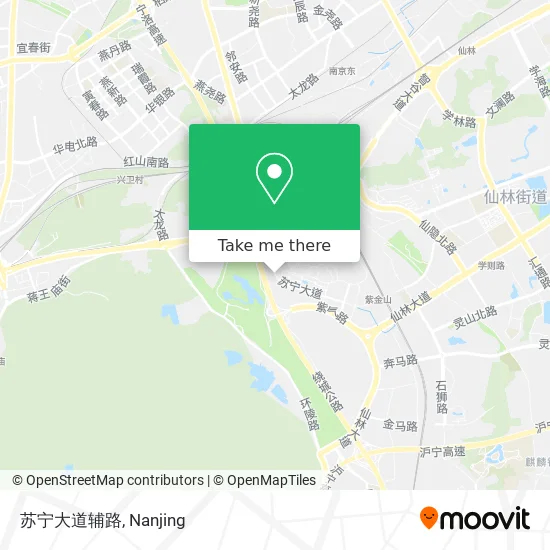 苏宁大道辅路 map