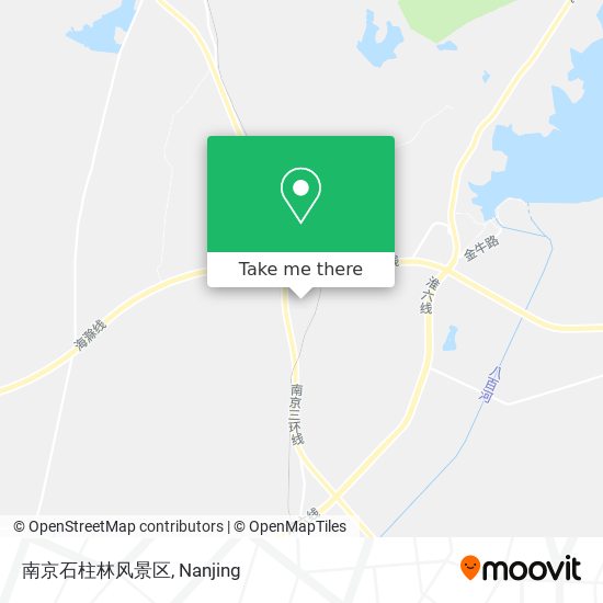 南京石柱林风景区 map