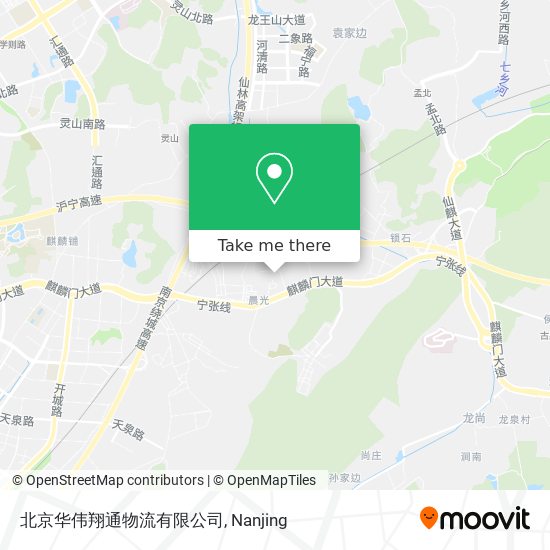 北京华伟翔通物流有限公司 map