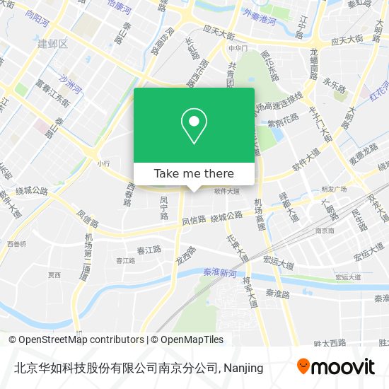 北京华如科技股份有限公司南京分公司 map