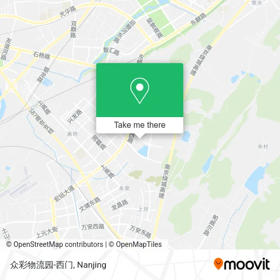 众彩物流园-西门 map