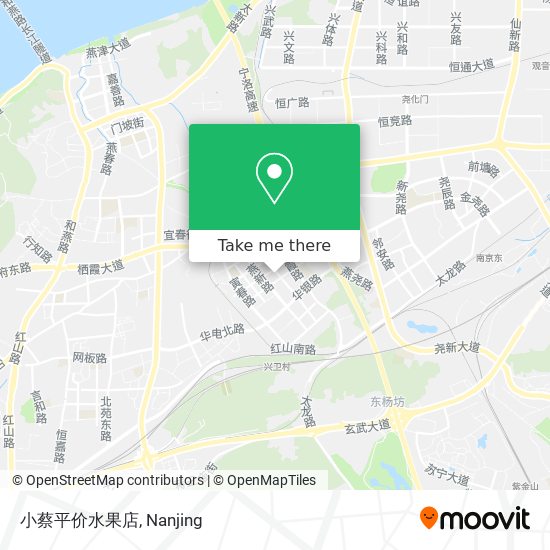 小蔡平价水果店 map