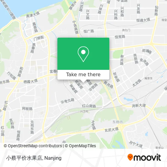 小蔡平价水果店 map
