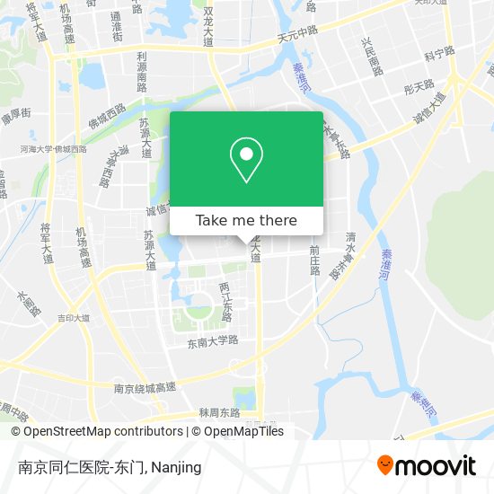 南京同仁医院-东门 map