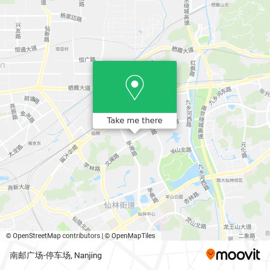 南邮广场-停车场 map