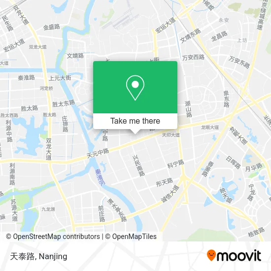 天泰路 map