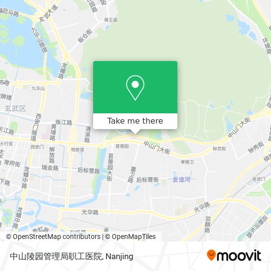 中山陵园管理局职工医院 map