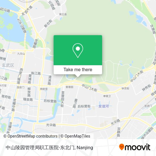 中山陵园管理局职工医院-东北门 map
