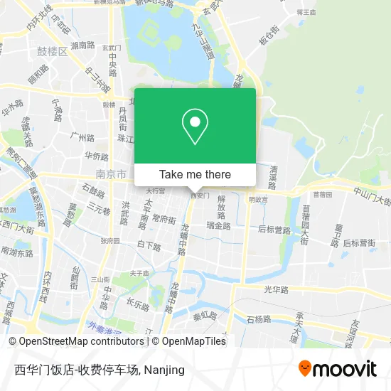 西华门饭店-收费停车场 map