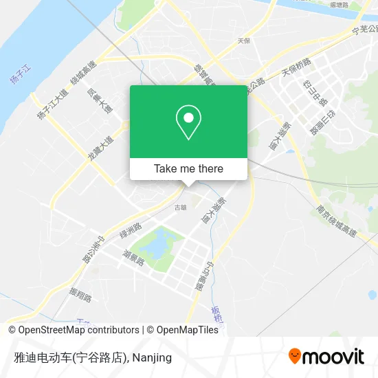 雅迪电动车(宁谷路店) map