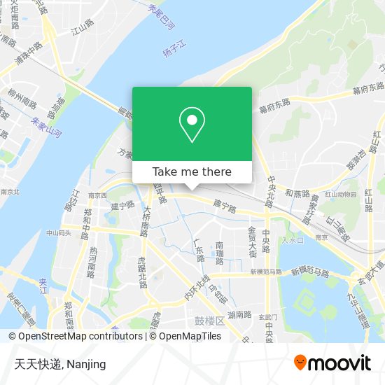 天天快递 map