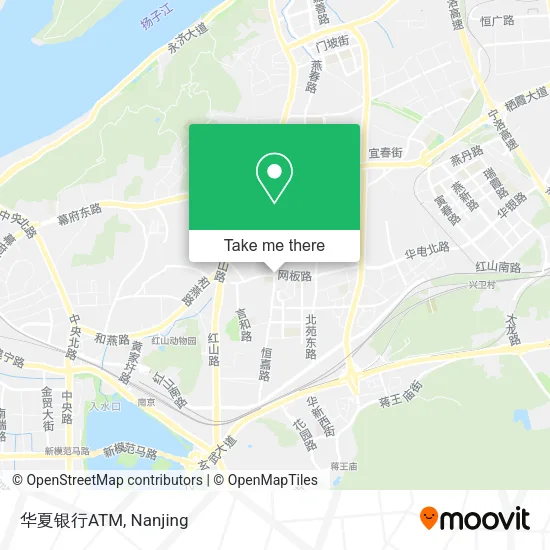 华夏银行ATM map