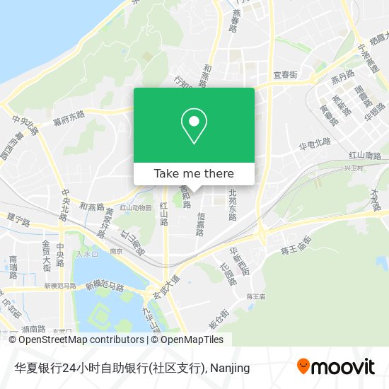 华夏银行24小时自助银行(社区支行) map
