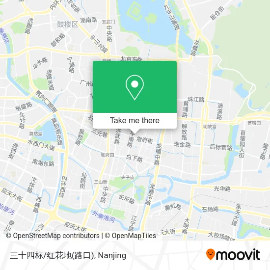 三十四标/红花地(路口) map