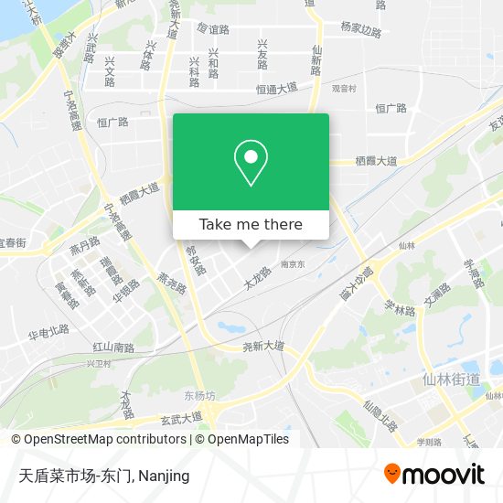 天盾菜市场-东门 map