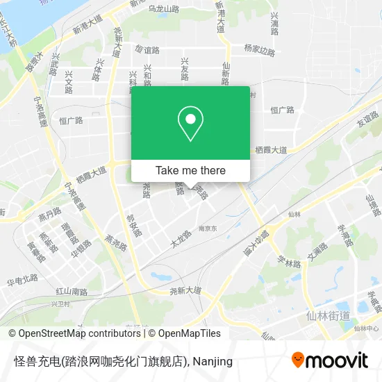 怪兽充电(踏浪网咖尧化门旗舰店) map