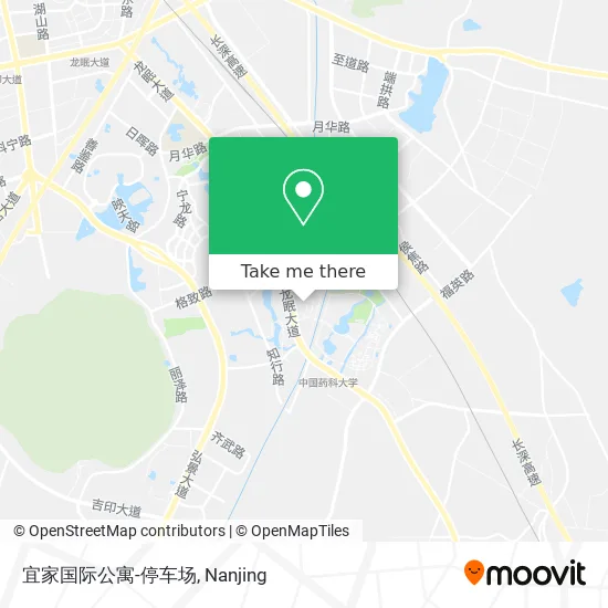 宜家国际公寓-停车场 map