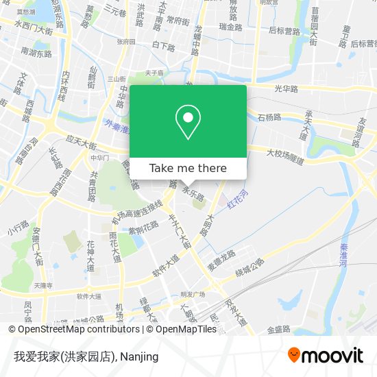 我爱我家(洪家园店) map
