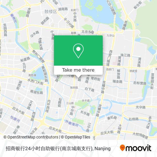 招商银行24小时自助银行(南京城南支行) map