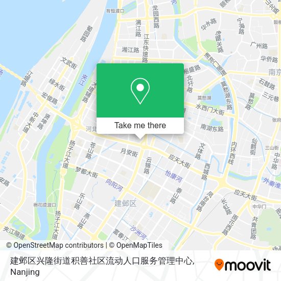 建邺区兴隆街道积善社区流动人口服务管理中心 map