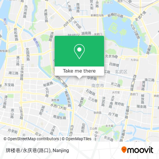 牌楼巷/永庆巷(路口) map