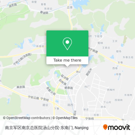南京军区南京总医院汤山分院-东南门 map
