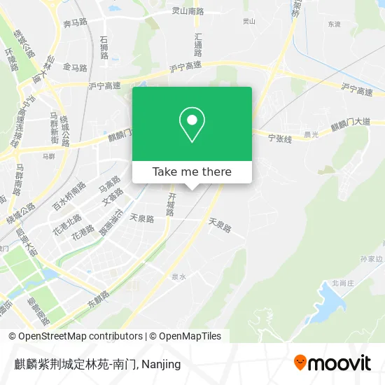 麒麟紫荆城定林苑-南门 map