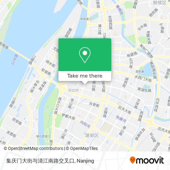 集庆门大街与清江南路交叉口 map