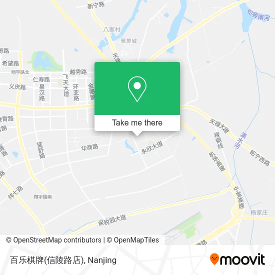 百乐棋牌(信陵路店) map
