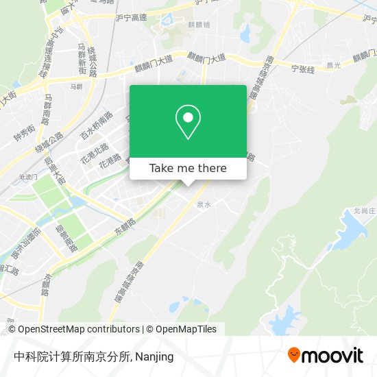 中科院计算所南京分所 map