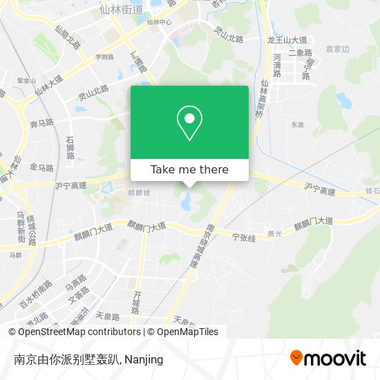 南京由你派别墅轰趴 map