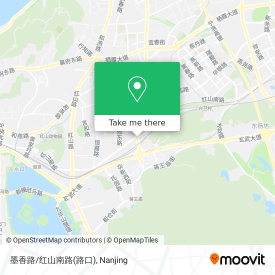 墨香路/红山南路(路口) map