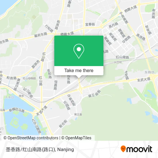 墨香路/红山南路(路口) map