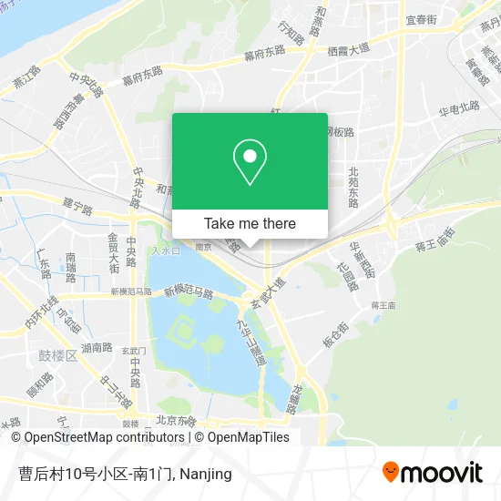 曹后村10号小区-南1门 map