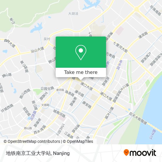 地铁南京工业大学站 map