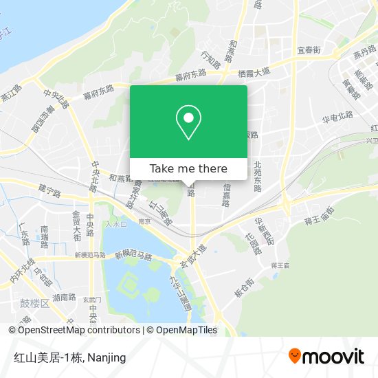 红山美居-1栋 map