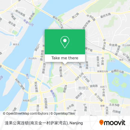 漫果公寓连锁(南京金一村萨家湾店) map