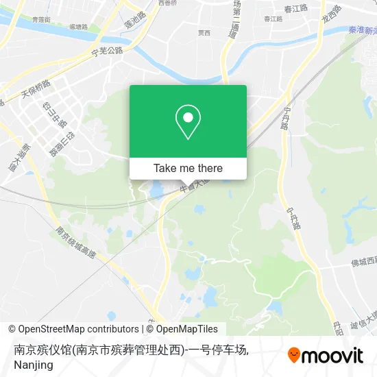 南京殡仪馆(南京市殡葬管理处西)-一号停车场 map