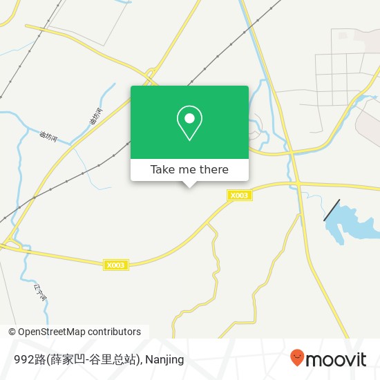 992路(薛家凹-谷里总站) map