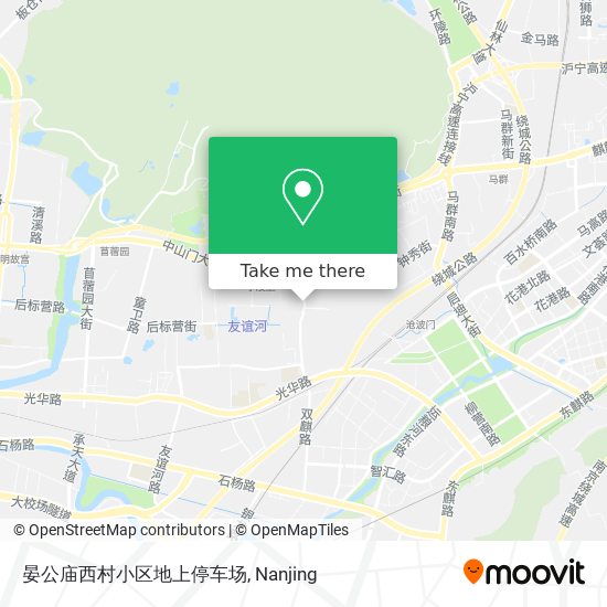 晏公庙西村小区地上停车场 map