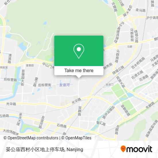 晏公庙西村小区地上停车场 map
