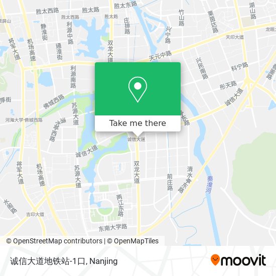 诚信大道地铁站-1口 map