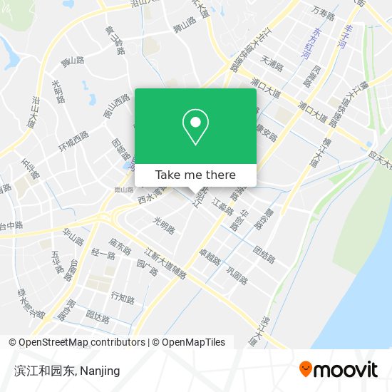 滨江和园东 map
