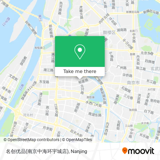 名创优品(南京中海环宇城店) map